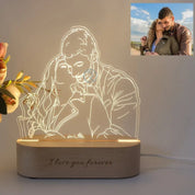 Personalized LED Night Light Home Decor and Gifts - Image 1