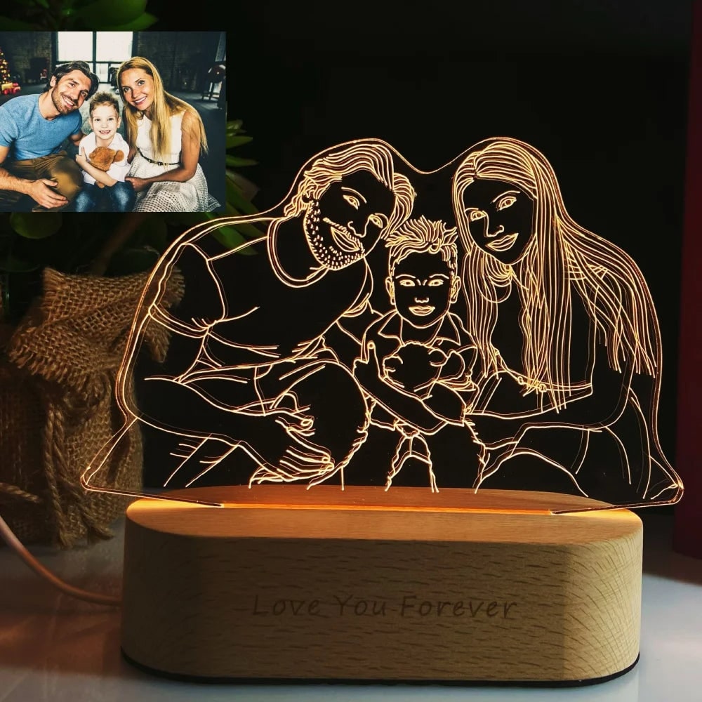 Personalized LED Night Light Home Decor and Gifts - Image 3