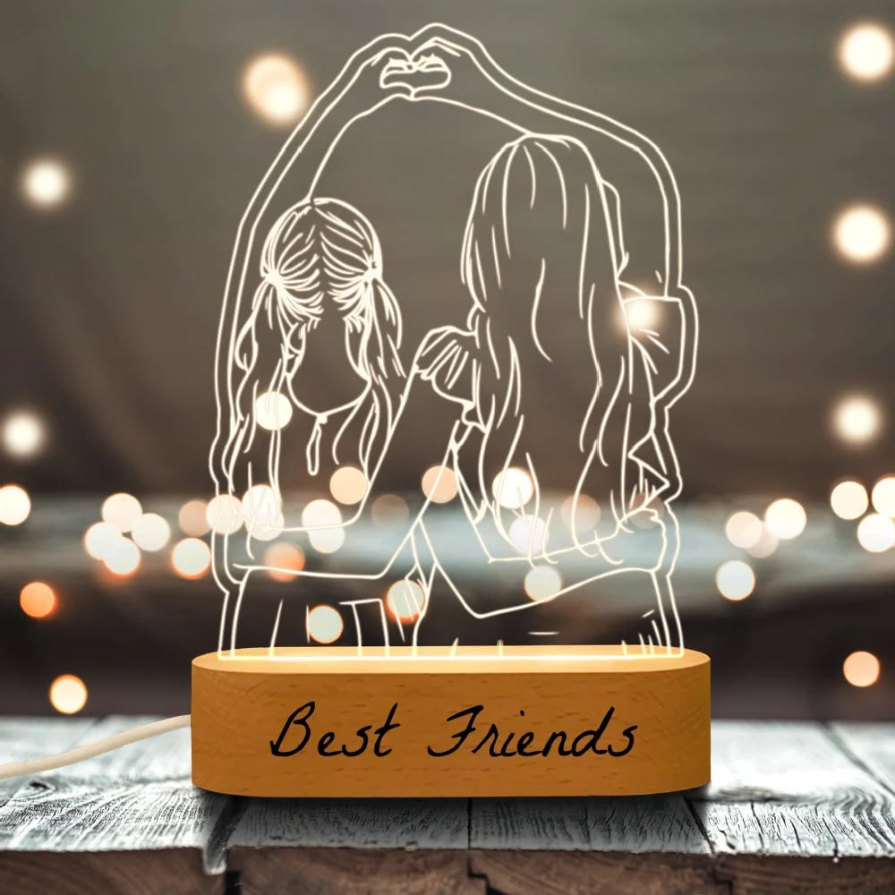 Personalized LED Night Light Home Decor and Gifts - Image 4