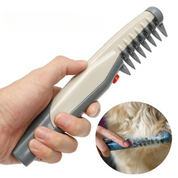 Pet Grooming Brush Easy De-Shedding and Tangle-Free Fur Care - Image 1