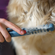 Pet Grooming Brush Easy De-Shedding and Tangle-Free Fur Care - Image 3