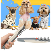 Pet Grooming Brush Easy De-Shedding and Tangle-Free Fur Care - Image 6