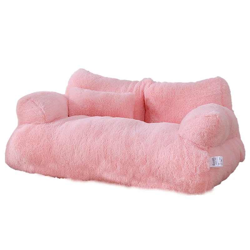 Pet Sofa Bed Cats and Dogs Cozy Plush Couch Style - Image 6