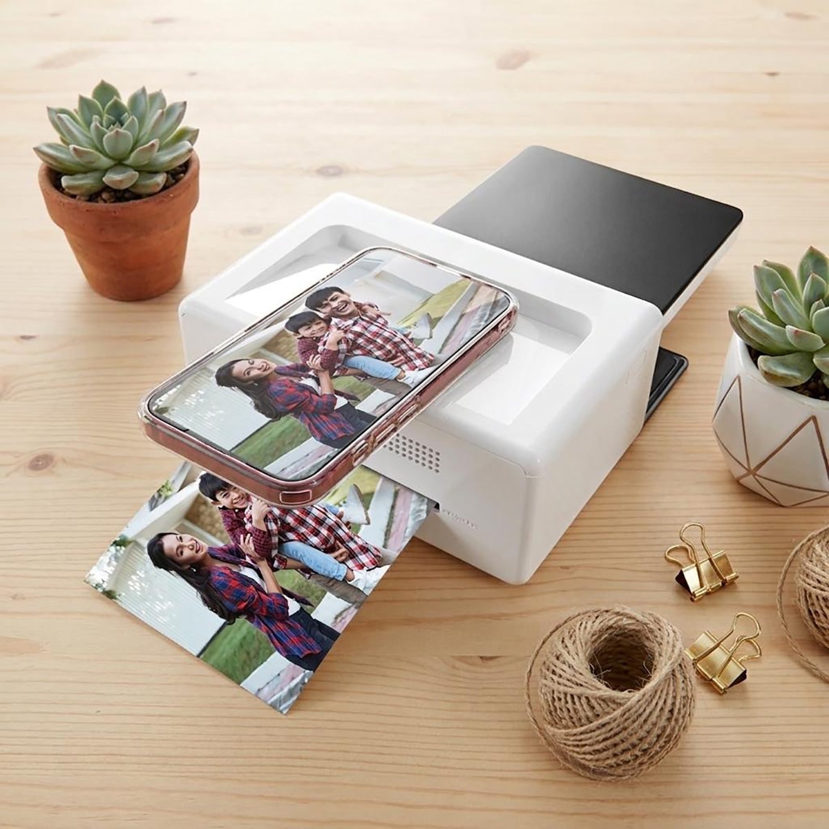 Photo Editing App Compact Photo Printer Portable Device - Image 1