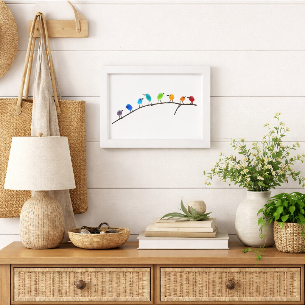 Picture Frame Wall Art Coastal Decor Modern Coastal Wall Decor - Image 1