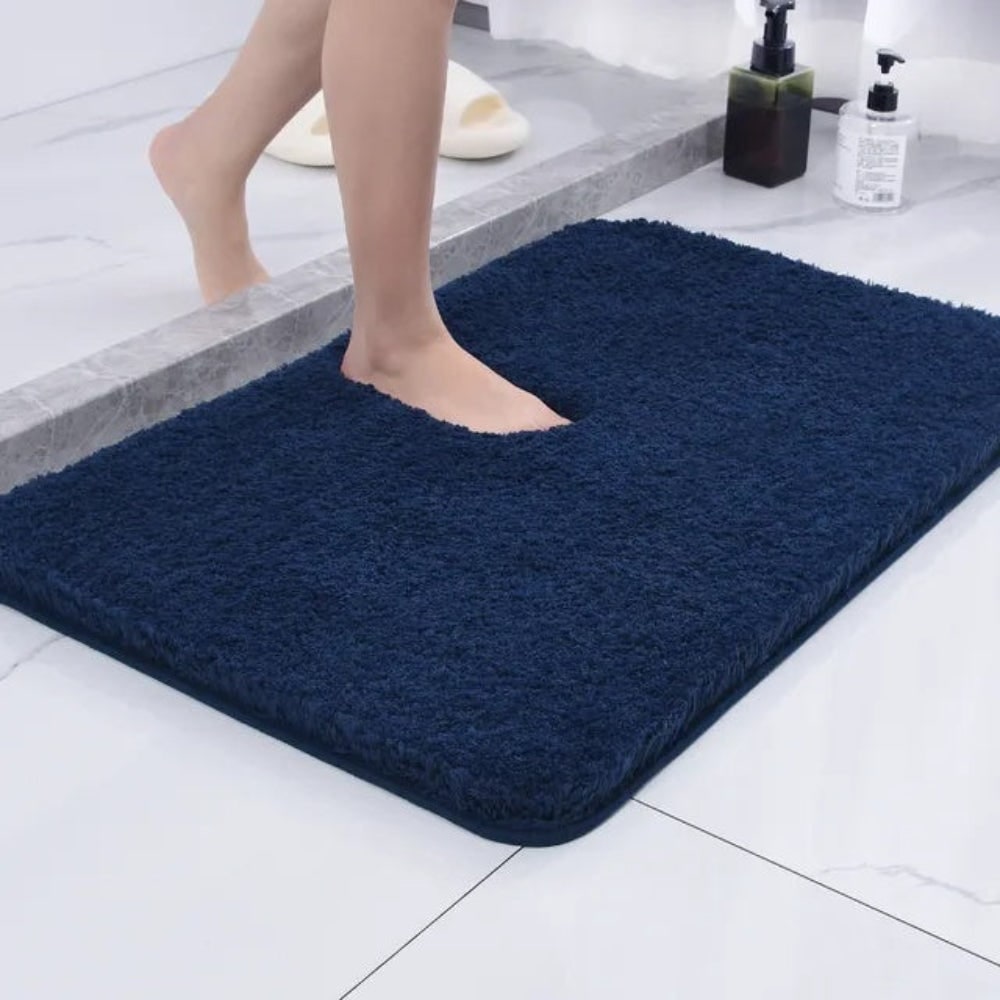 Plush Bath Rug Bathroom Comfort Soft Absorbent Floor Mat - Image 6