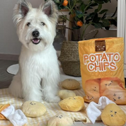 Plush Dog Toys Potato Chip Set Interactive Play and Chewing - Image 1