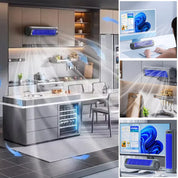 Portable Air Conditioner 2000mah Bladeless Cooling Fan Home - Image 3