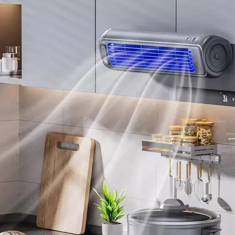 Portable Air Conditioner 2000mah Bladeless Cooling Fan Home - Image 8