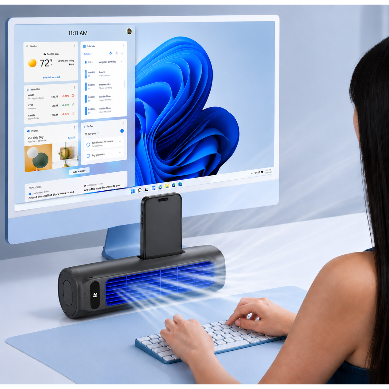 Portable Air Conditioner Home Office and Bedroom Cooling Comfort - Image 2