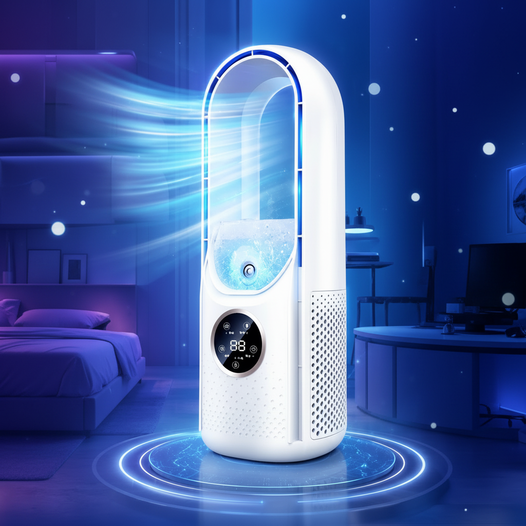 Portable Air Conditioner Mini Quiet Desktop Sleek Compact - Image 4