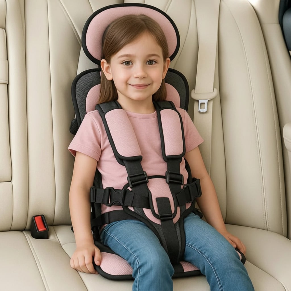 Portable Car Seat Travel Comfortable Child Safety Seat Easy Install - Image 10