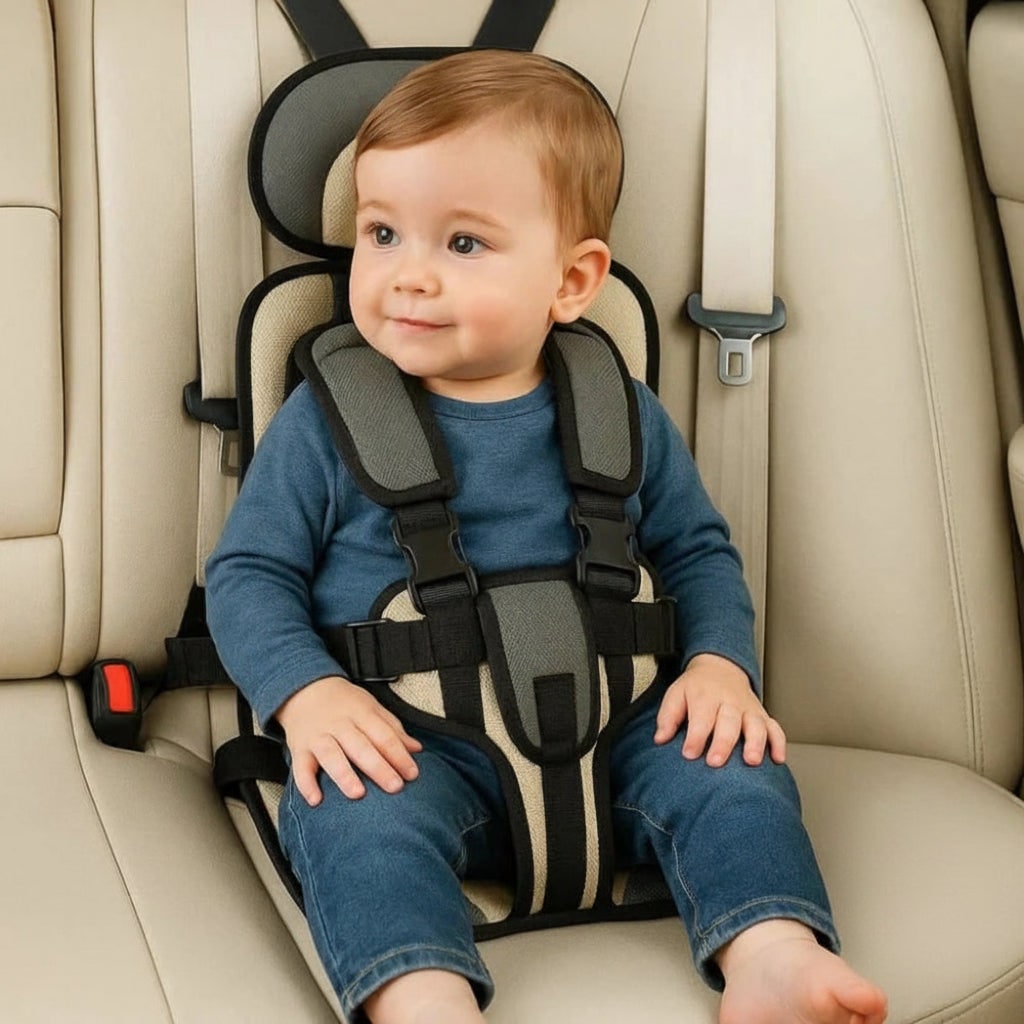 Portable Car Seat Travel Comfortable Child Safety Seat Easy Install - Image 12