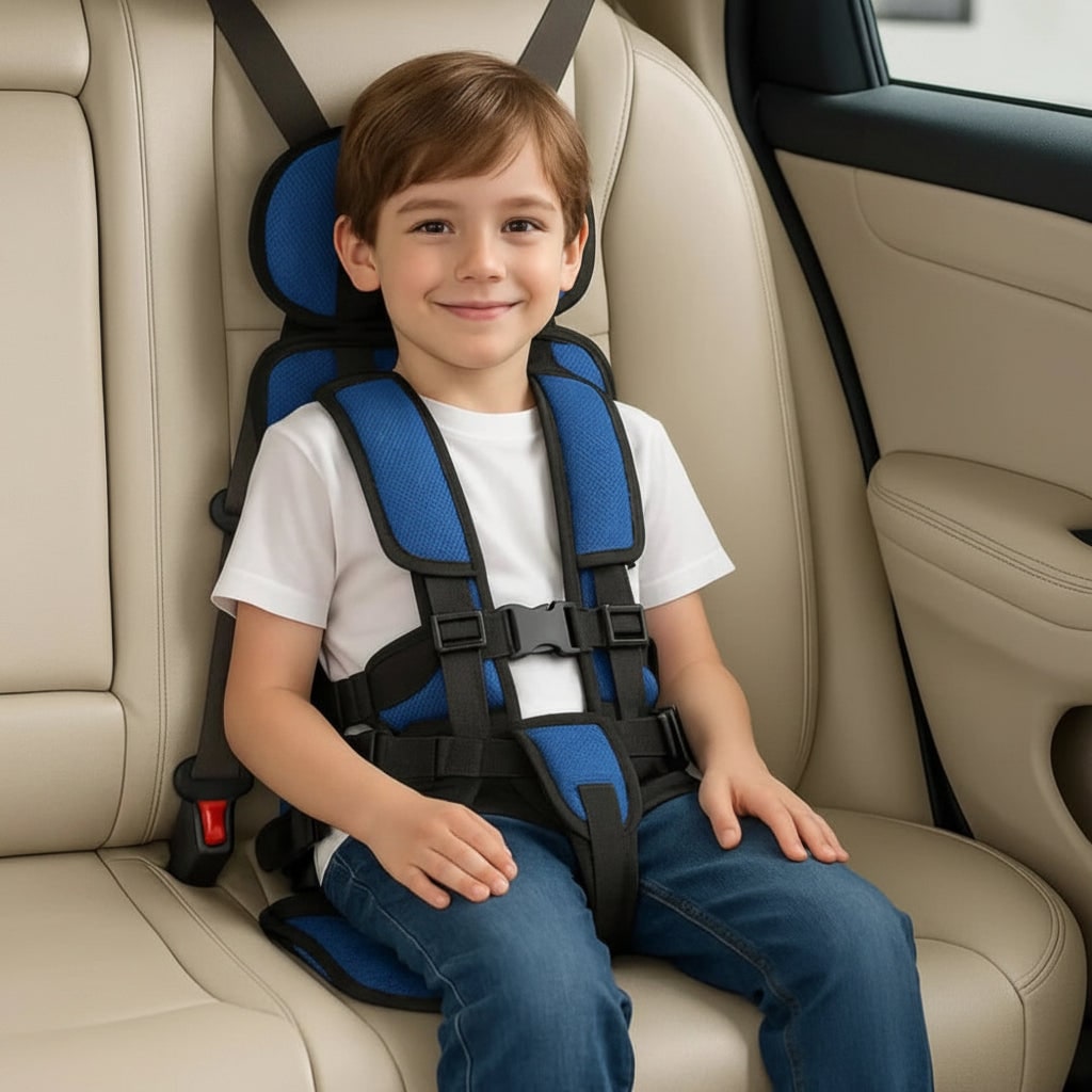 Portable Car Seat Travel Comfortable Child Safety Seat Easy Install - Image 17