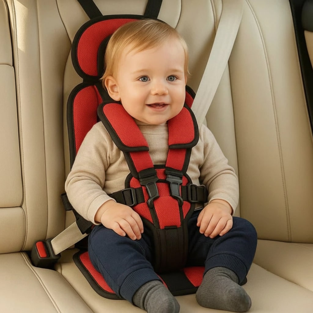 Portable Car Seat Travel Comfortable Child Safety Seat Easy Install - Image 2