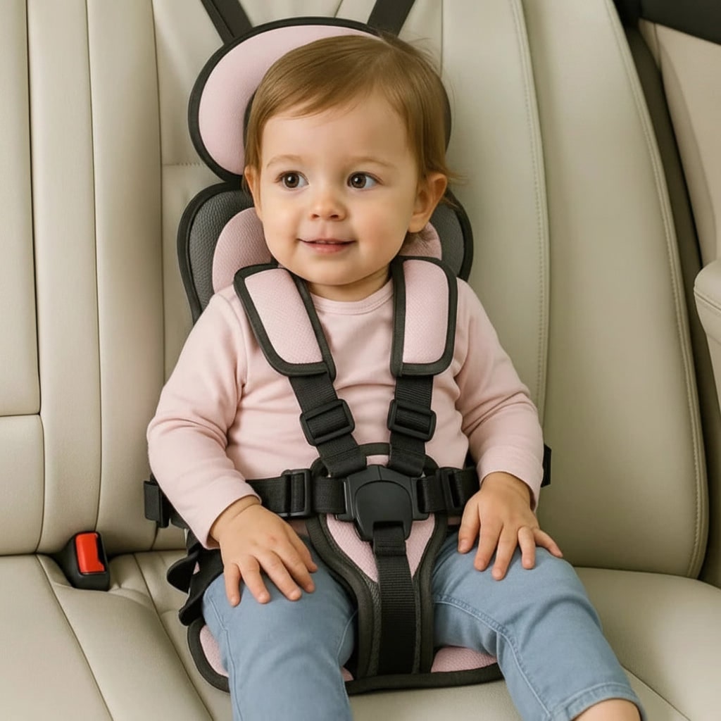 Portable Car Seat Travel Comfortable Child Safety Seat Easy Install - Image 3