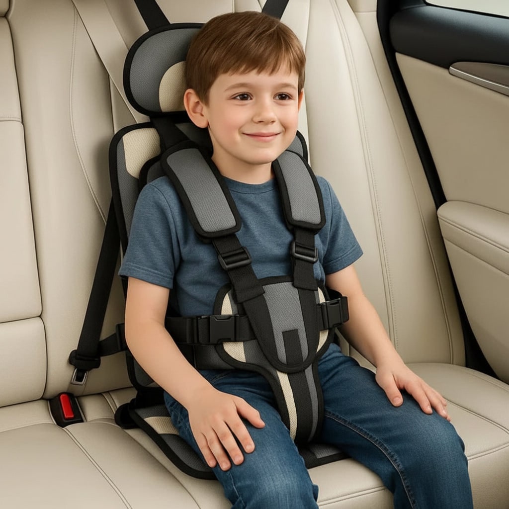 Portable Car Seat Travel Comfortable Child Safety Seat Easy Install - Image 5