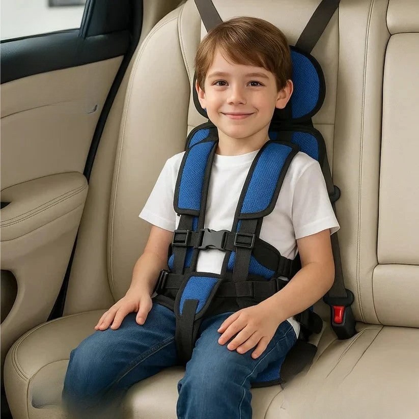 Portable Car Seat Travel Foldable Design Safety Straps - Image 10