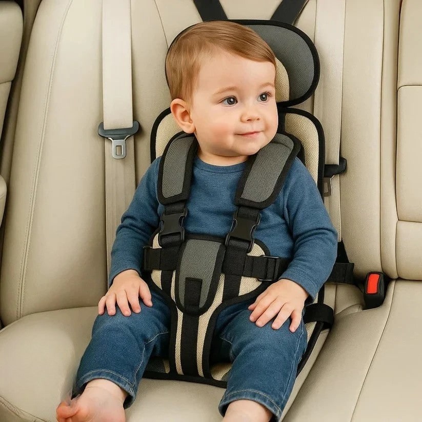 Portable Car Seat Travel Foldable Design Safety Straps - Image 4