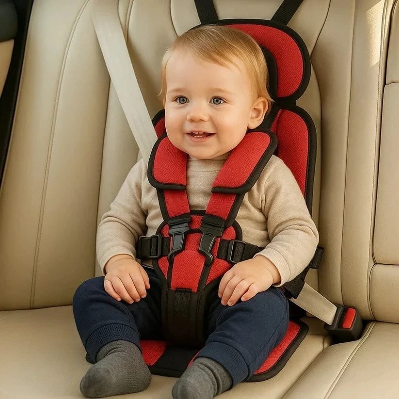 Portable Car Seat Travel Foldable Design Safety Straps - Image 5
