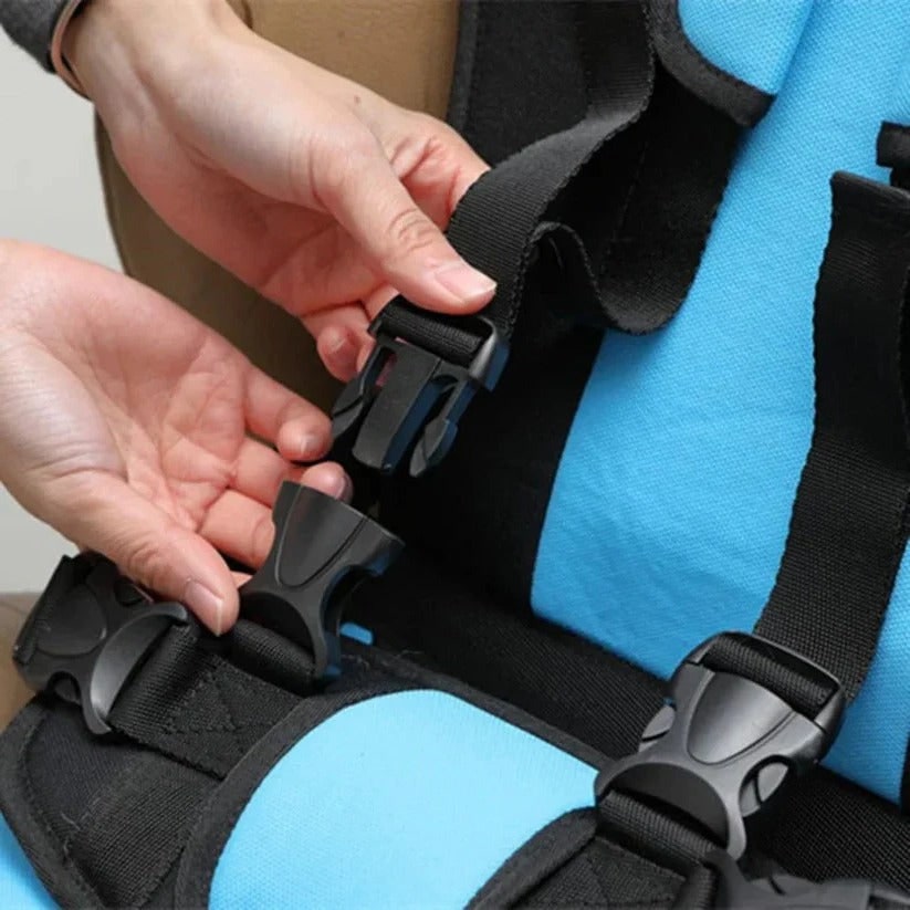 Portable Car Seat Travel Foldable Design Safety Straps - Image 9