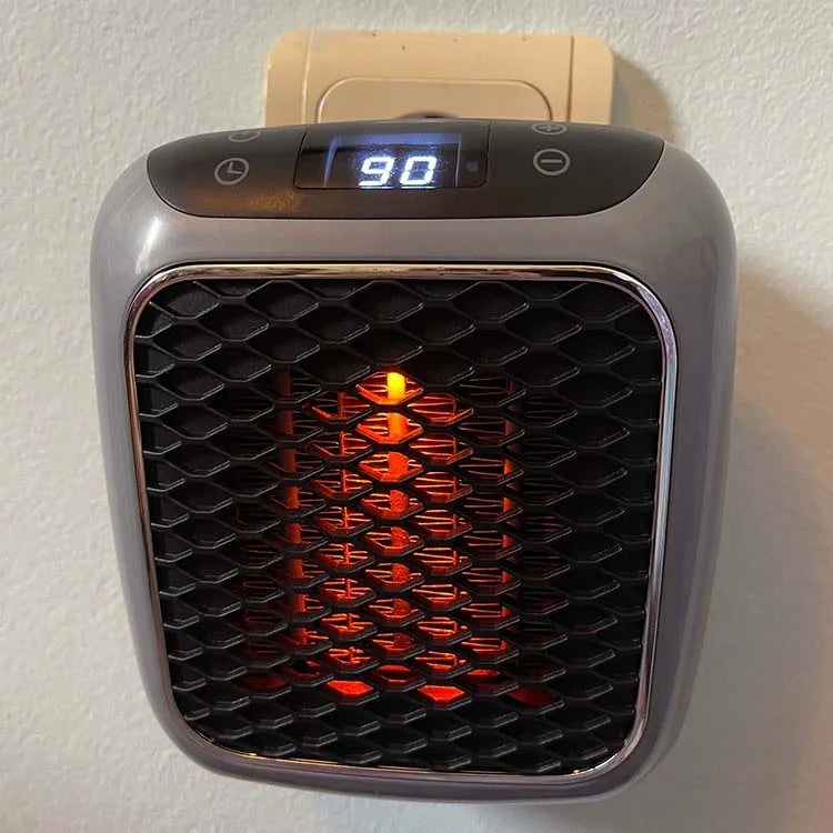 Portable Electric Space Heater Home Compact Design Energy Efficient - Image 3