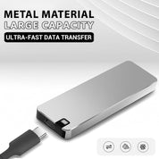 Portable External Hard Drive Fast Data Transfer Metal Design - Image 2