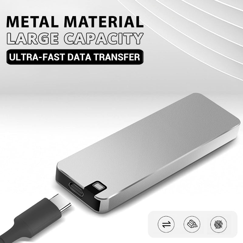Portable External Hard Drive Fast Data Transfer Metal Design - Image 2