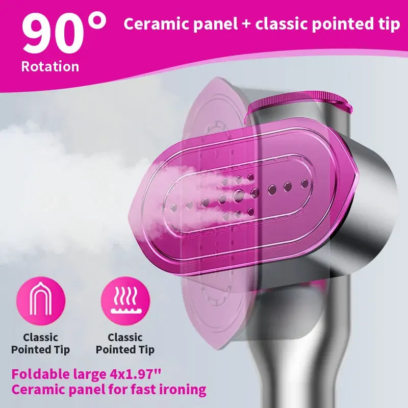 Portable Garment Steamer Clothes Fast Heating 7 Modes Travel Use - Image 4