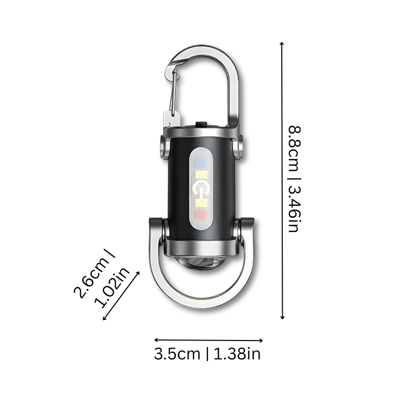 Portable LED Camping Lantern Hook Rechargeable Outdoor Light - Image 2