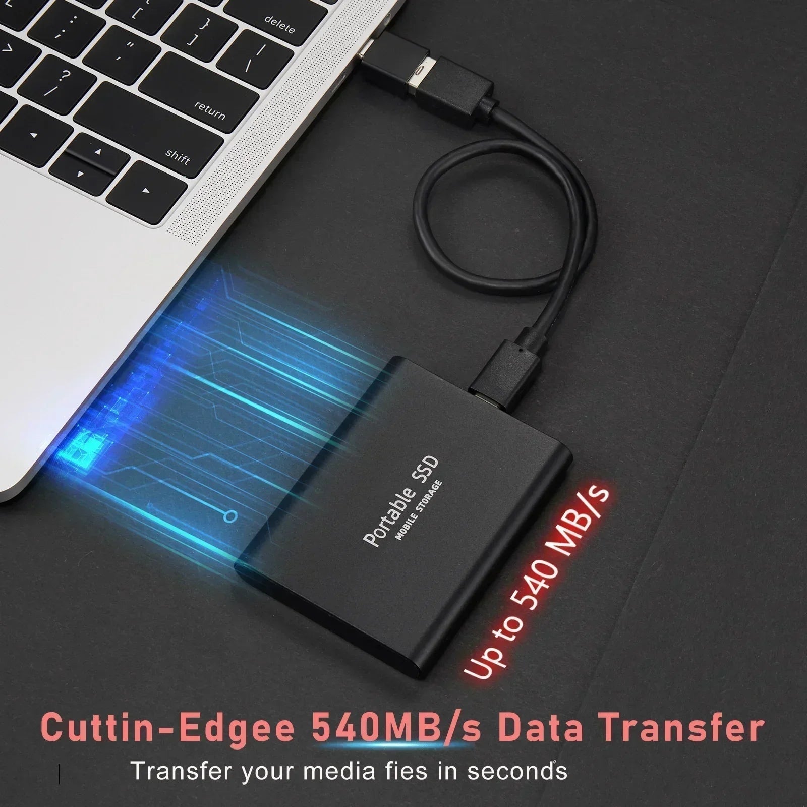 Portable Ssd 2tb External Drive Fast Data Storage and Backup - Image 4