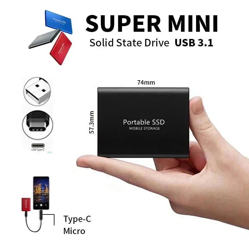 Portable Ssd 2tb External Drive Fast Data Storage and Backup - Image 6