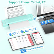 Portable Thermal Printer Mobile Printing Bluetooth Connectivity - Image 5