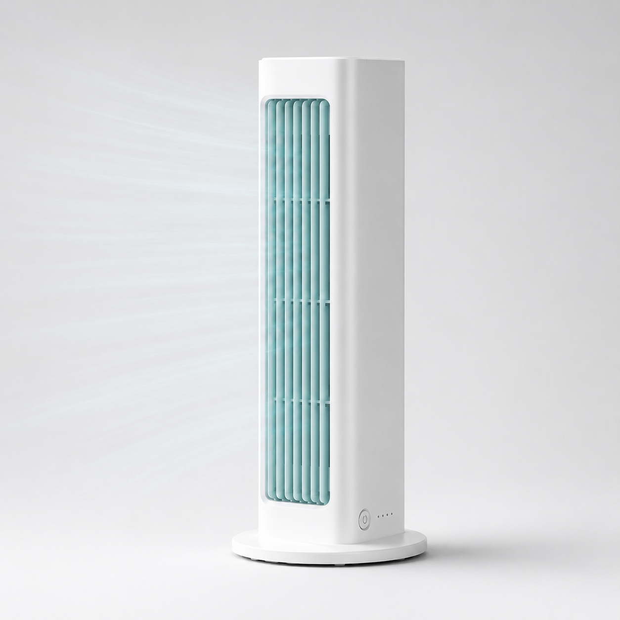 Portable Tower Oscillating Fan Quiet Compact Bedroom - Image 1