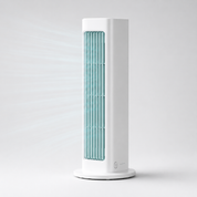 Portable Tower Oscillating Fan Quiet Compact Bedroom - Image 1