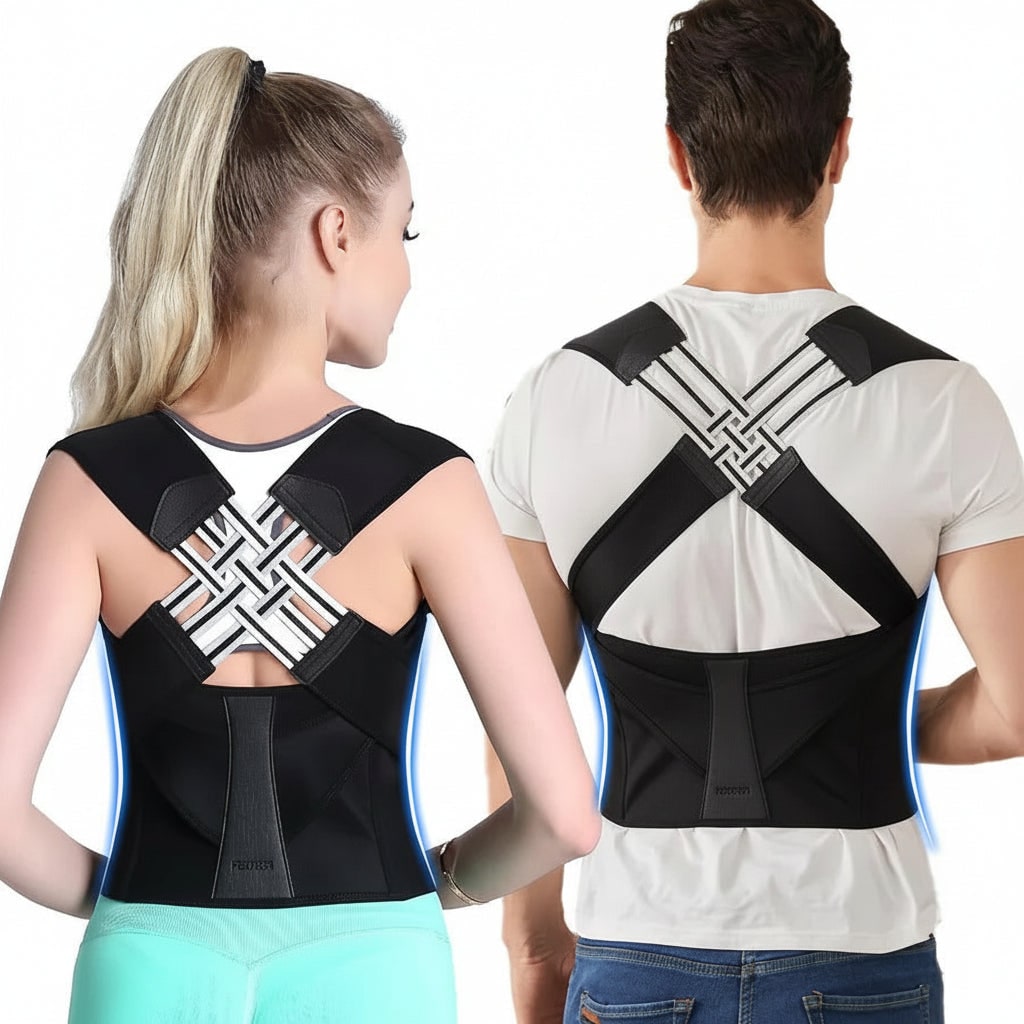 Posture Corrector Back Brace Adjustable Support Design - Image 1