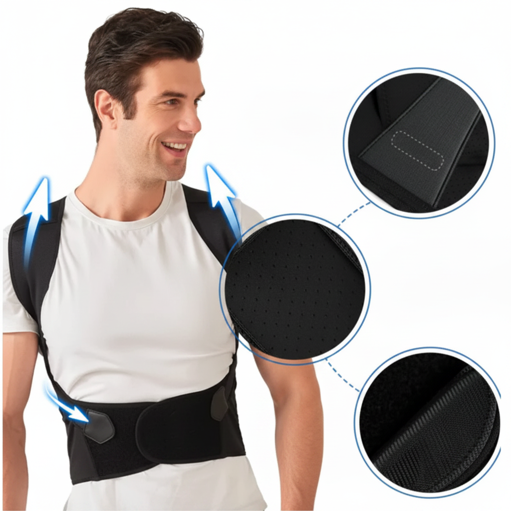 Posture Corrector Back Brace Supportive Design Relief - Image 4