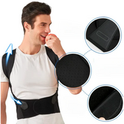 Posture Corrector Back Pain Relief Adjustable Support Brace - Image 4