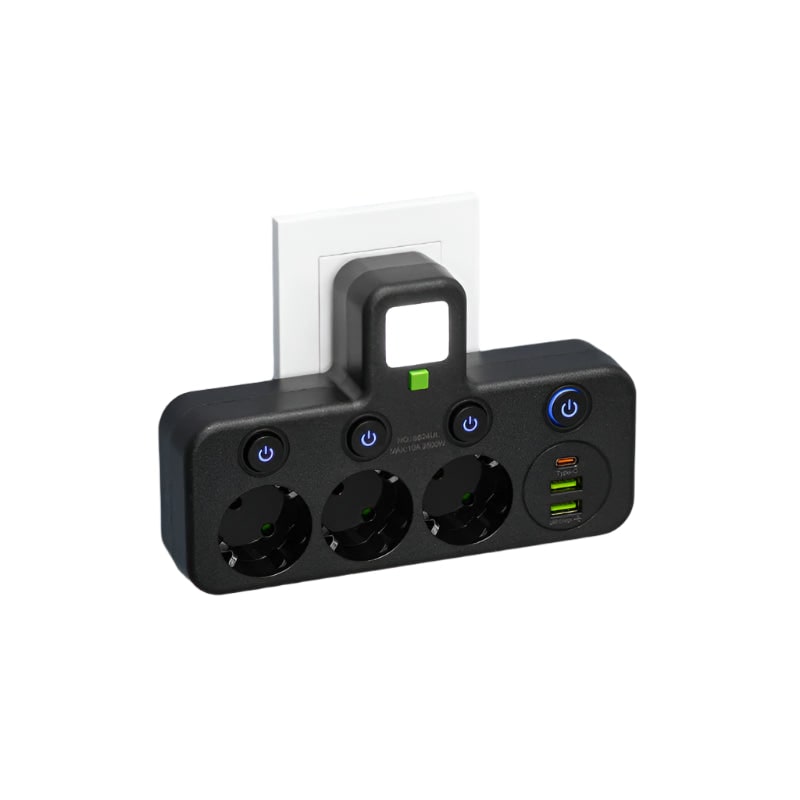 Power Strip Ports Surge Protection & Control Switch - Image 6