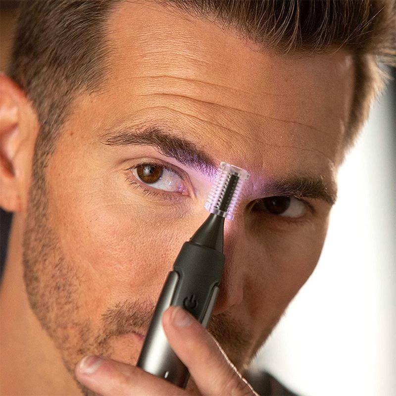 Precision Trimmer LED Light Ultra-Thin Blades Ergonomic Design - Image 4