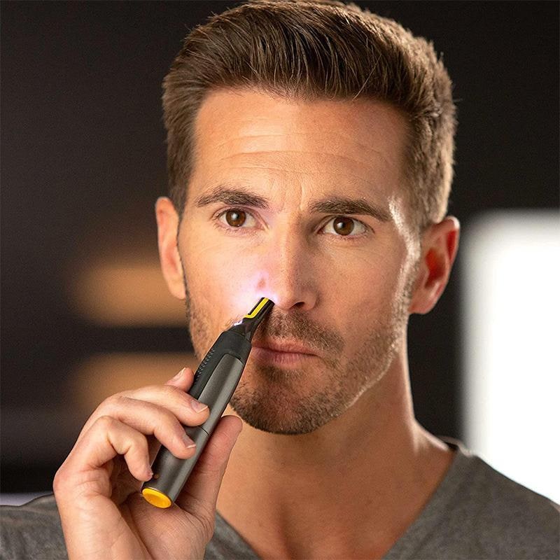 Precision Trimmer LED Light Ultra-Thin Blades Ergonomic Design - Image 5