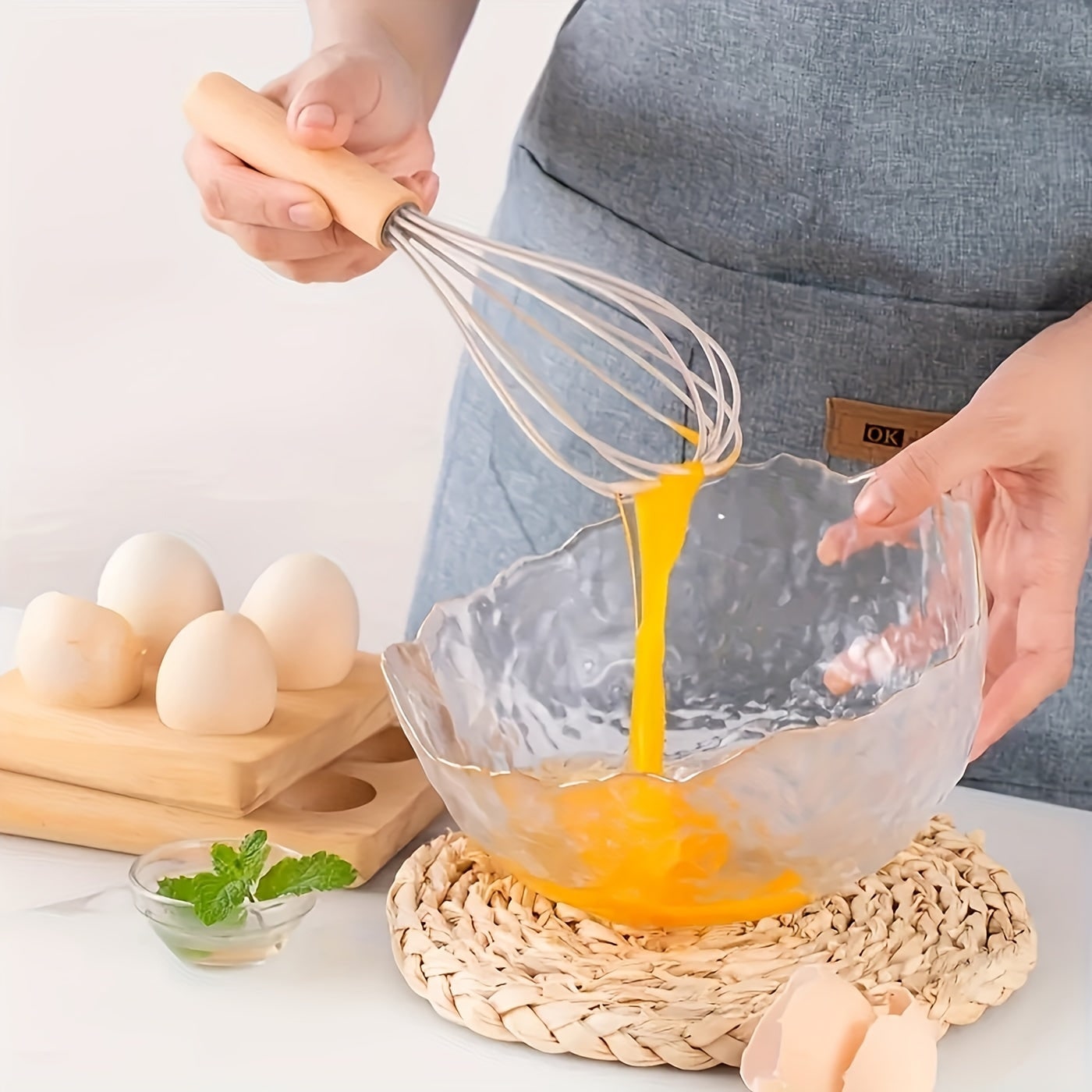 Premium Kitchen Utensil Set Bamboo Handles 12-Piece Collection - Image 9