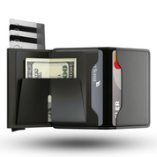 Premium Leather Wallet Cards and Cash Slim Design RFID Protection - Image 2