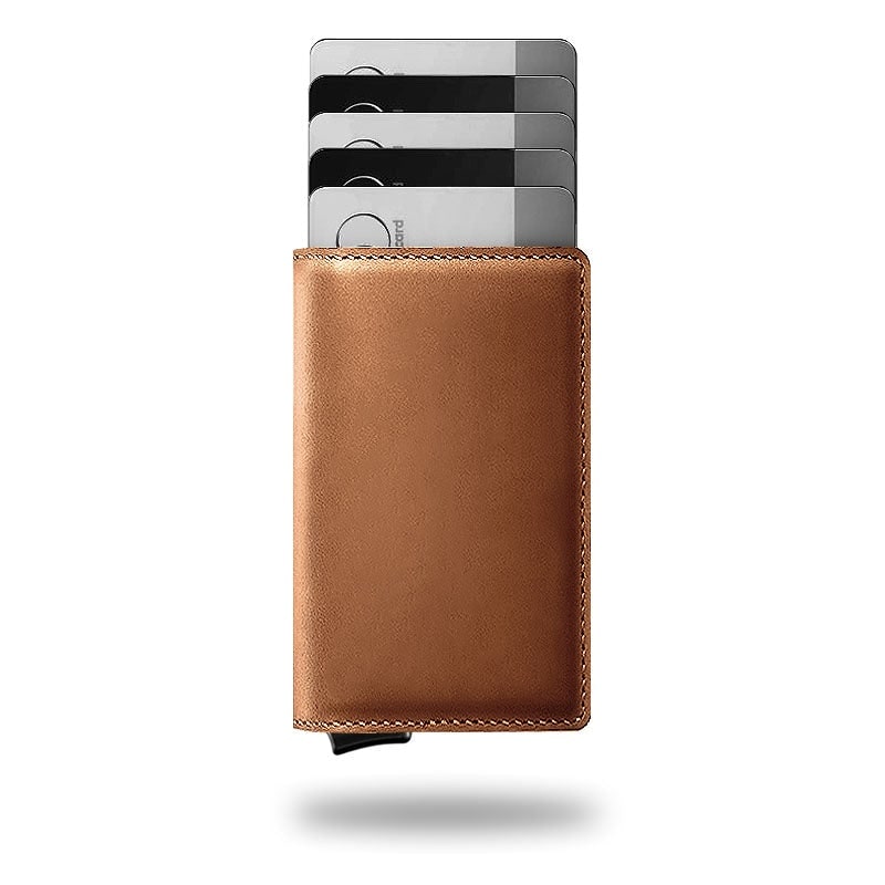 Premium Leather Wallet Cards and Cash Slim Design RFID Protection - Image 4
