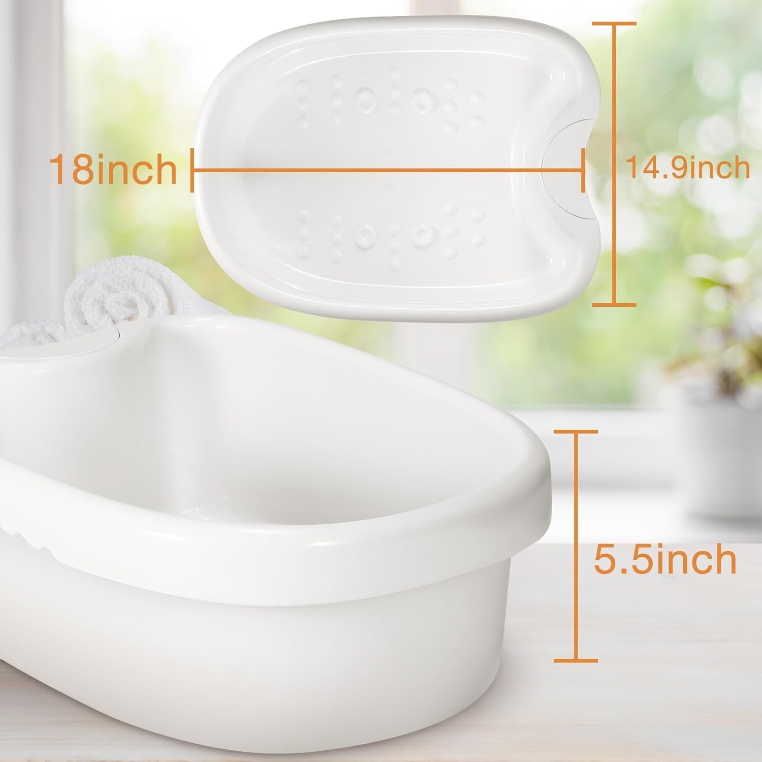 Professional Foot Soaking Basin Relaxation and Spa Treatment - Image 13