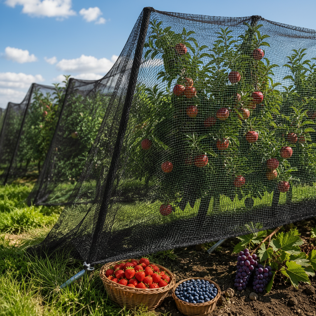 Protective Netting Orchards Birds & Deer Easy Setup Outdoor Use - Image 1