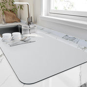 Quick Dry Kitchen Dish Mat Absorbent Anti-Skid Surface Drying - Image 6