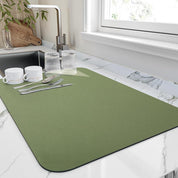 Quick Dry Kitchen Dish Mat Absorbent Anti-Skid Surface Drying - Image 7