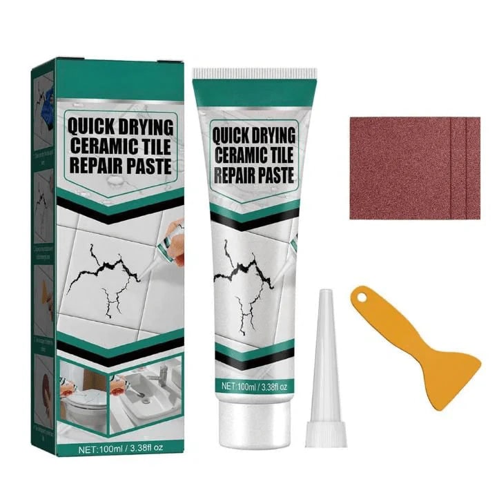 Quick Drying Tile Repair Paste Cracks and Chips 3.38 Oz Tube - Image 7