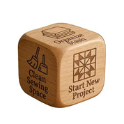 Quilting Decision Dice Solid Wood Creative Project Planning - Image 5